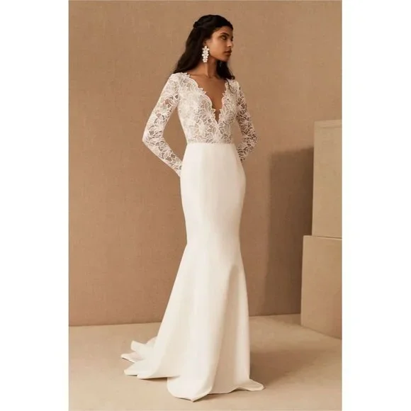 BHLDN Jenny Yoo Veda Wedding Gown Size and 14